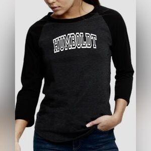 NWT Humboldt Women’s 3/4 Sleeve Raglan XS, M Cannabis / Weed